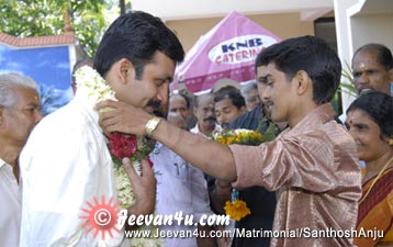 Santhosh Anju Photos Wedding